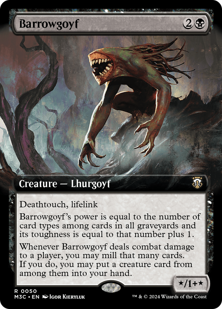 Barrowgoyf (Extended Art) [Modern Horizons 3 Commander] | Pegasus Games WI