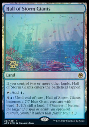 Hall of Storm Giants [Dungeons & Dragons: Adventures in the Forgotten Realms Prerelease Promos] | Pegasus Games WI