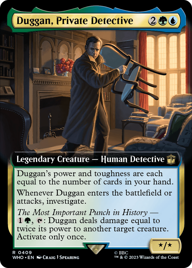 Duggan, Private Detective (Extended Art) [Doctor Who] | Pegasus Games WI