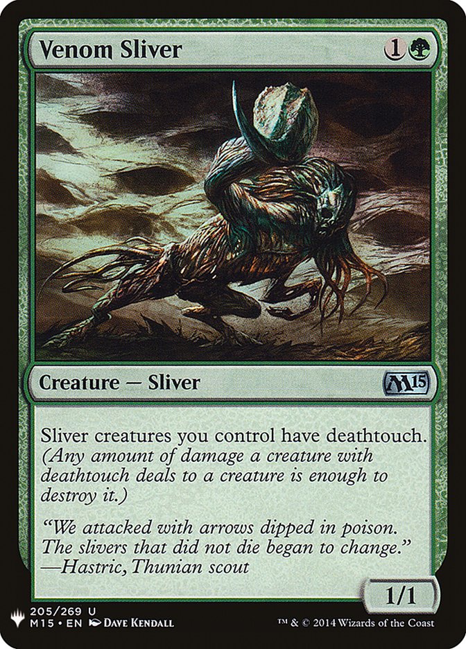 Venom Sliver [Mystery Booster] | Pegasus Games WI