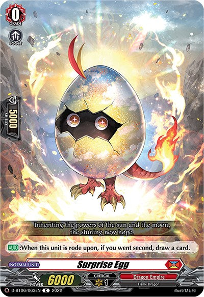 Surprise Egg (D-BT06/063EN) [Blazing Dragon Reborn] | Pegasus Games WI