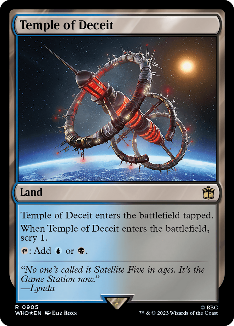 Temple of Deceit (Surge Foil) [Doctor Who] | Pegasus Games WI