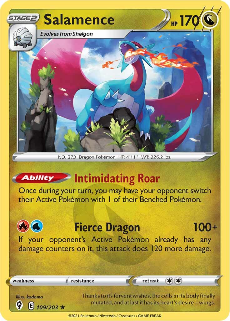 Salamence (109/203) [Sword & Shield: Evolving Skies] | Pegasus Games WI