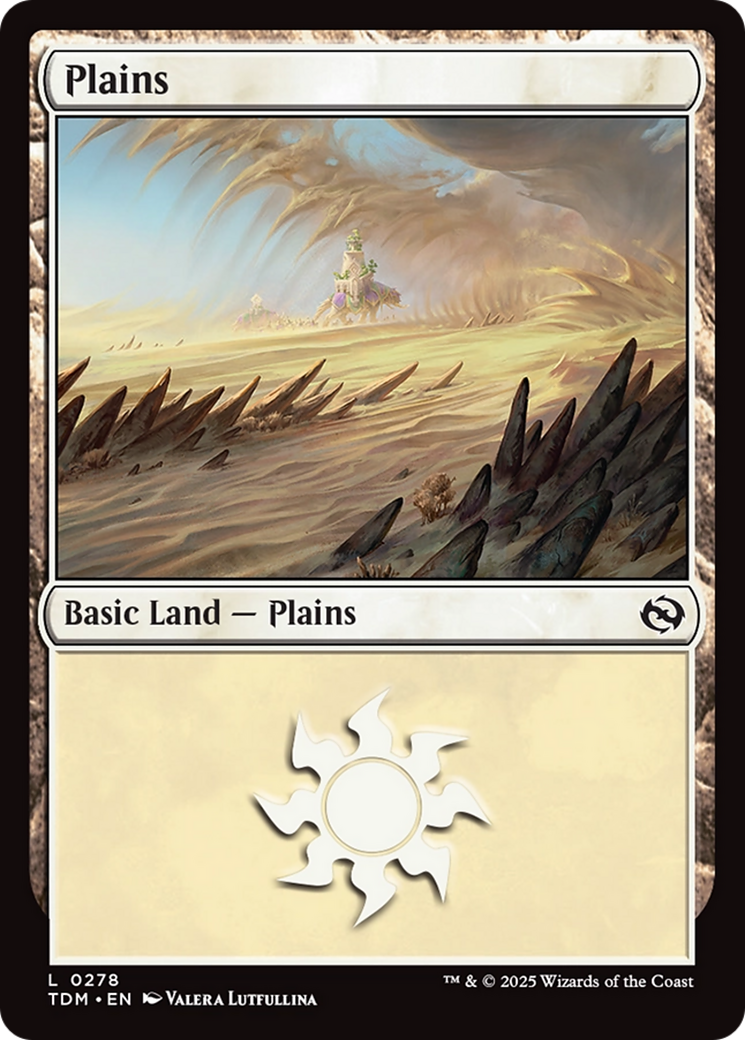 Plains (0278) [Tarkir: Dragonstorm] | Pegasus Games WI