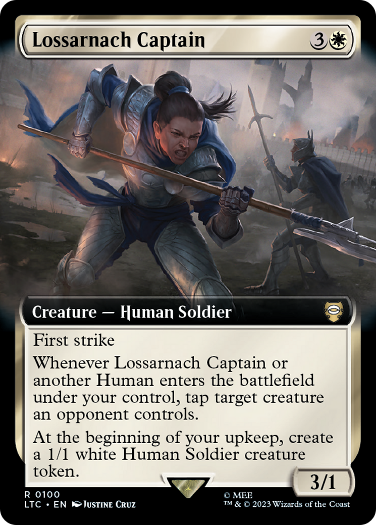 Lossarnach Captain (Extended Art) [The Lord of the Rings: Tales of Middle-Earth Commander] | Pegasus Games WI