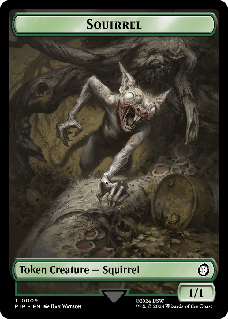 Junk // Squirrel Double-Sided Token [Fallout Tokens] | Pegasus Games WI