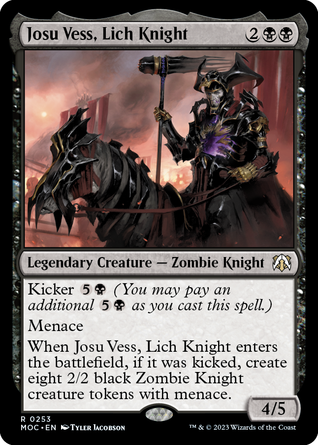 Josu Vess, Lich Knight [March of the Machine Commander] | Pegasus Games WI