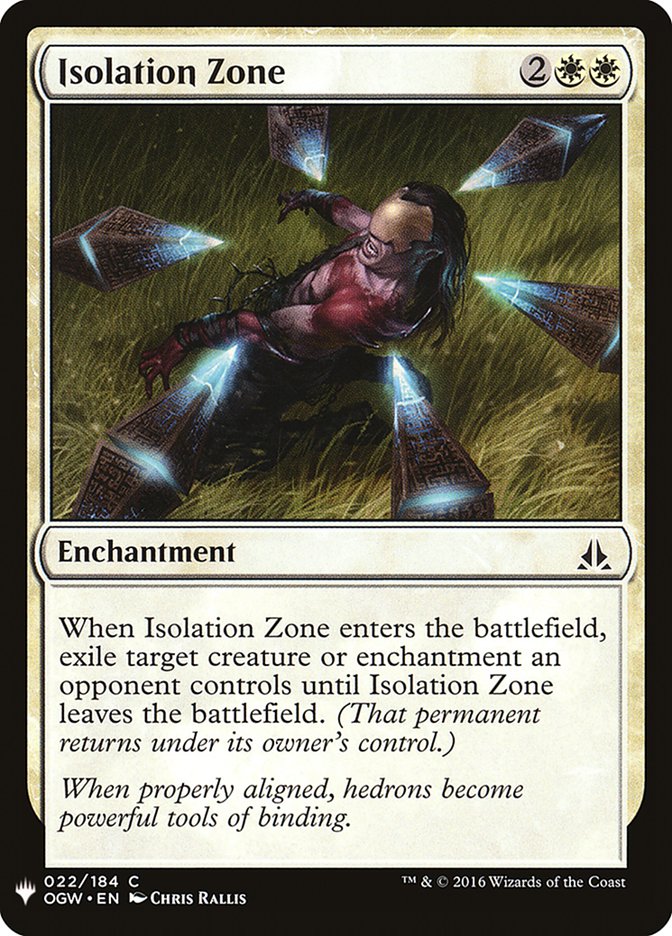Isolation Zone [Mystery Booster] | Pegasus Games WI