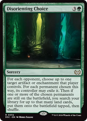 Disorienting Choice (Extended Art) [Duskmourn: House of Horror Commander] | Pegasus Games WI