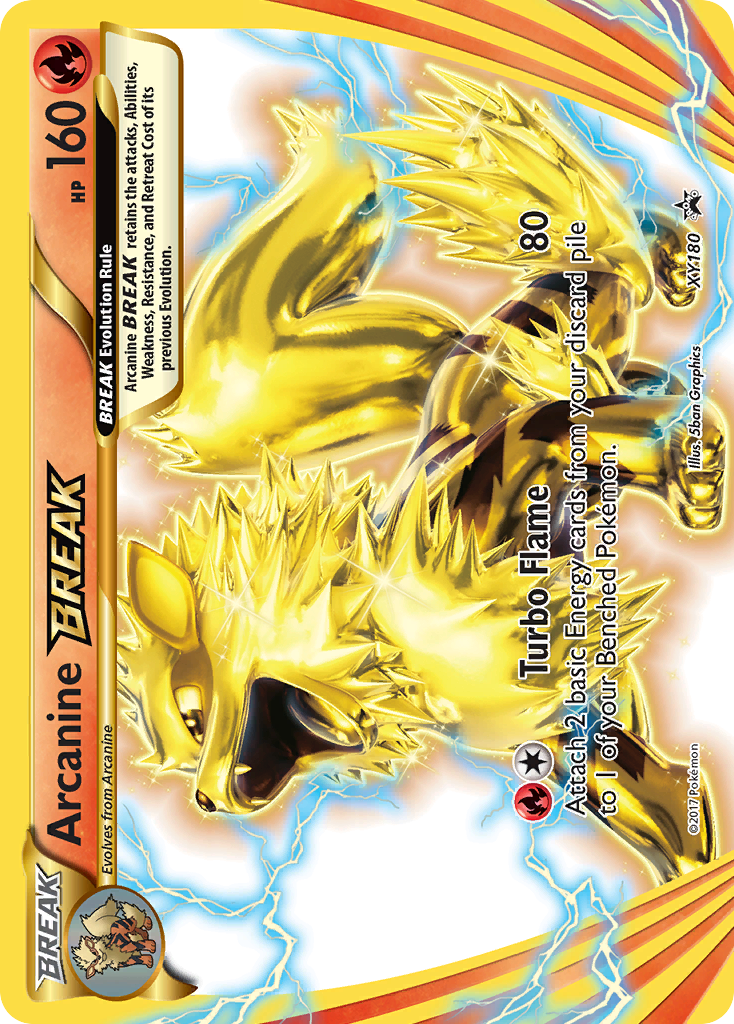 Arcanine BREAK (XY180) [XY: Black Star Promos] | Pegasus Games WI