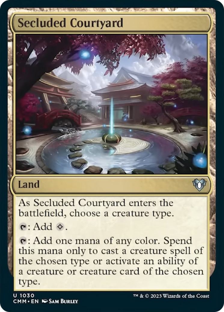 Secluded Courtyard [Commander Masters] | Pegasus Games WI