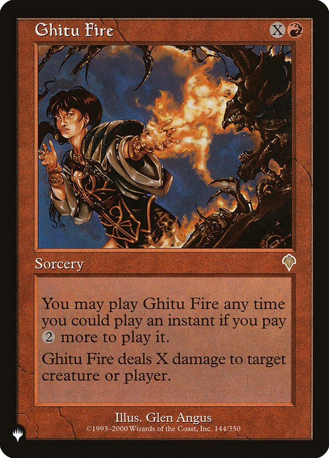 Ghitu Fire [The List] | Pegasus Games WI