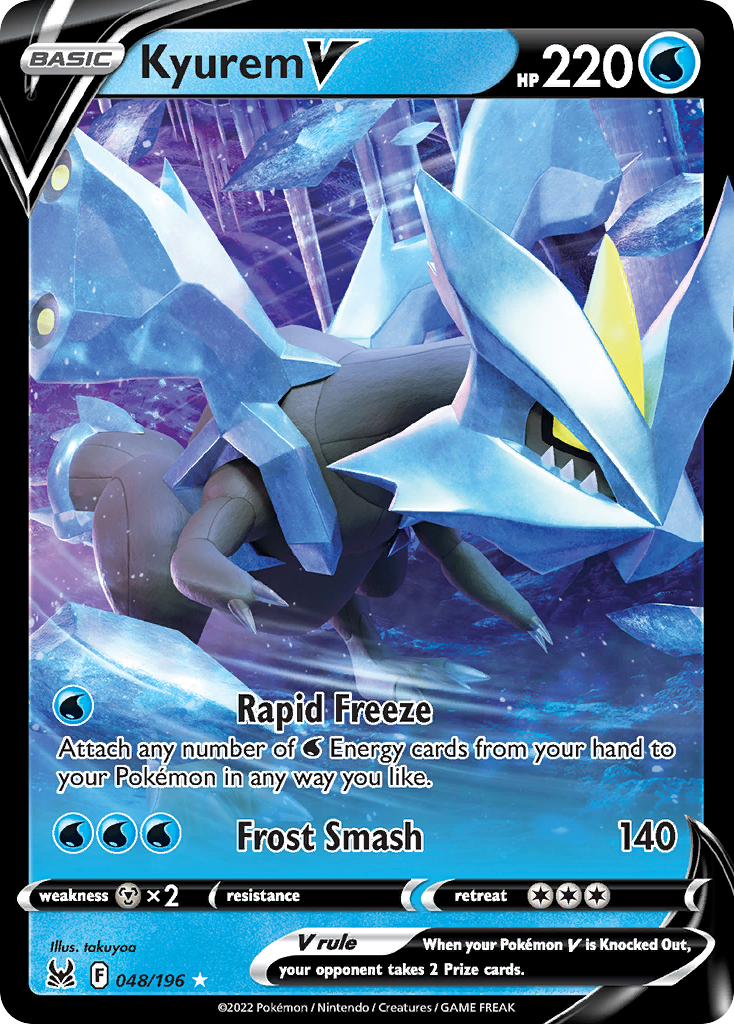 Kyurem V (048/196) (Jumbo Card) [Sword & Shield: Lost Origin] | Pegasus Games WI