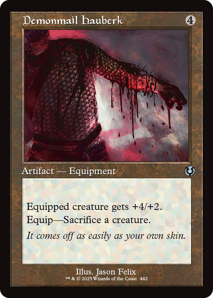 Demonmail Hauberk (Retro Frame) [Innistrad Remastered] | Pegasus Games WI