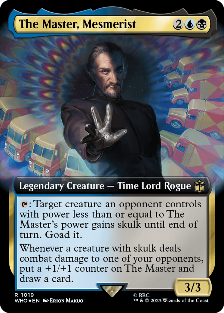 The Master, Mesmerist (Extended Art) (Surge Foil) [Doctor Who] | Pegasus Games WI