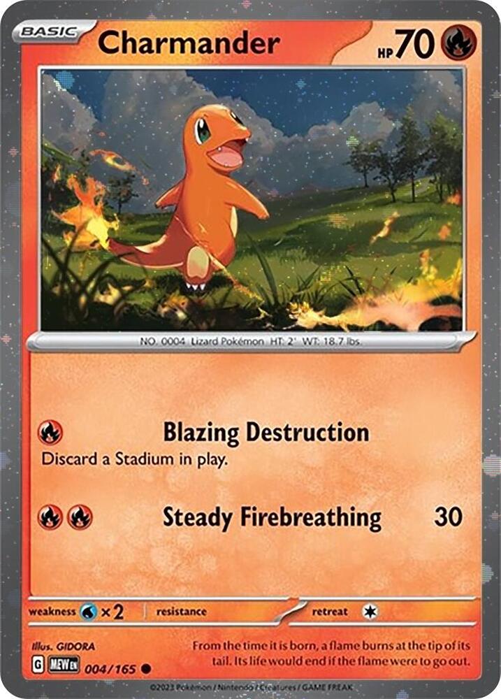 Charmander (004) (Cosmos Holo) [Scarlet & Violet: Black Star Promos] | Pegasus Games WI