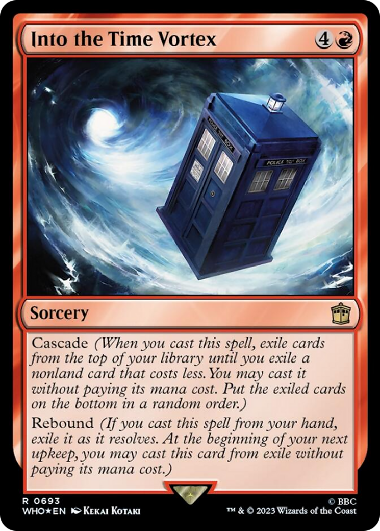 Into the Time Vortex (Surge Foil) [Doctor Who] | Pegasus Games WI