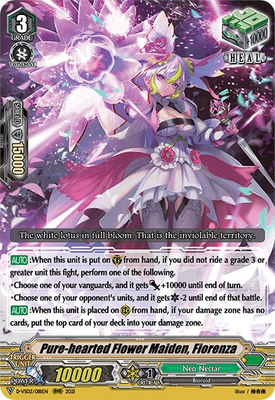 Pure-hearted Flower Maiden, Fiorenza (D-VS02/081EN) [V Clan Collection Vol.2] | Pegasus Games WI