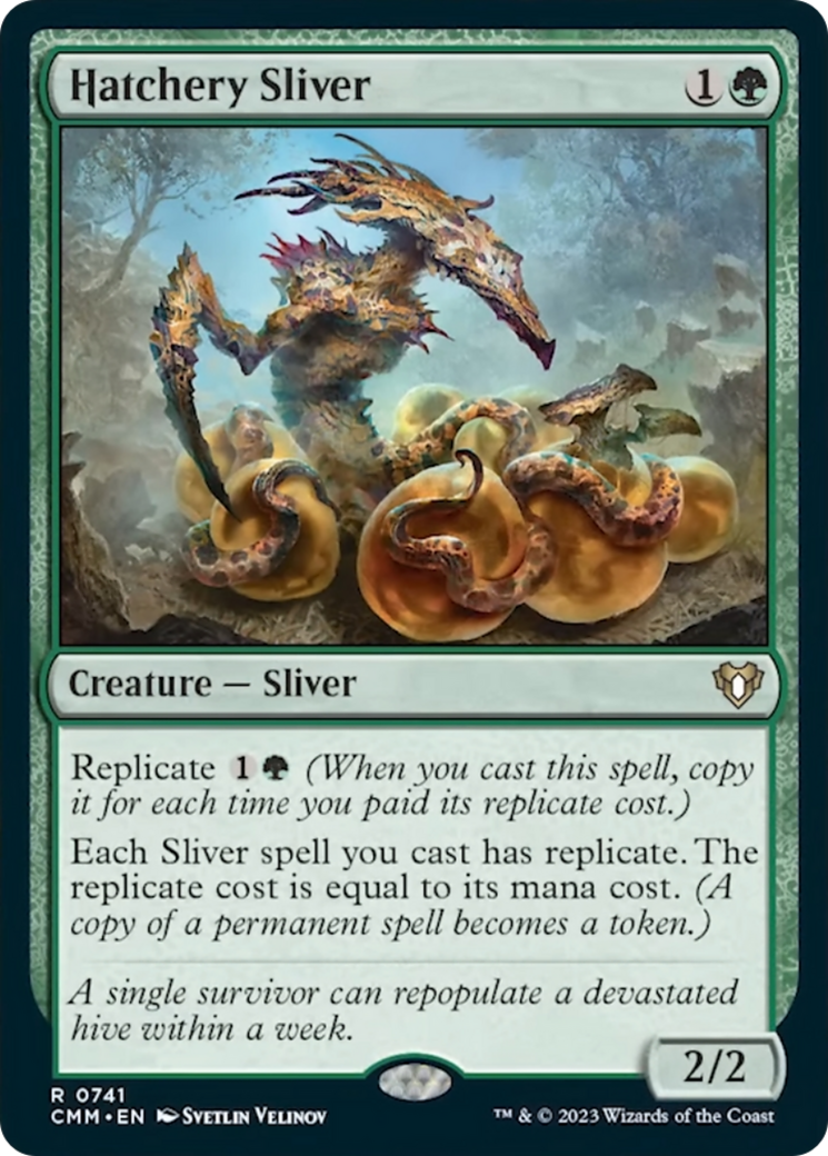 Hatchery Sliver [Commander Masters] | Pegasus Games WI