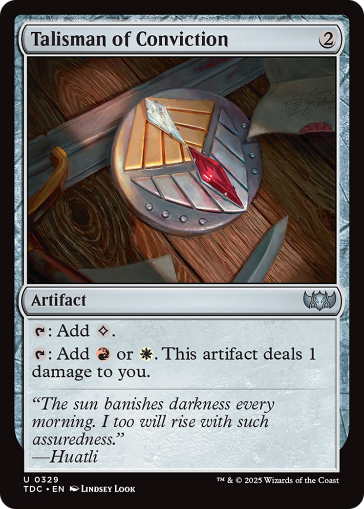 Talisman of Conviction [Tarkir: Dragonstorm Commander] | Pegasus Games WI