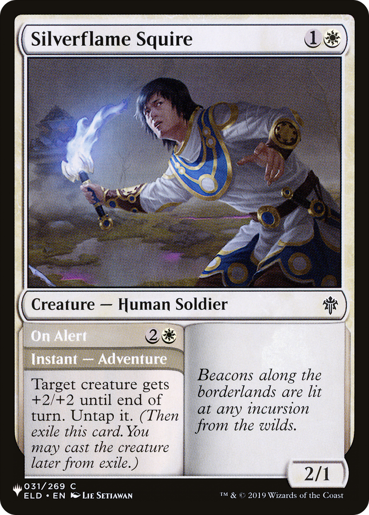 Silverflame Squire [The List Reprints] | Pegasus Games WI