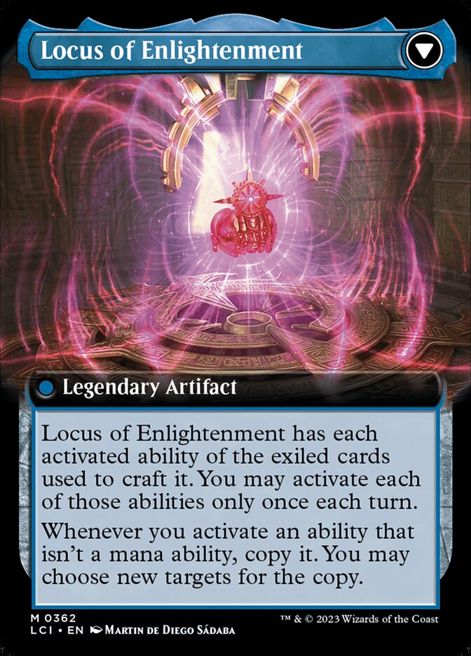 The Enigma Jewel // Locus of Enlightenment (Extended Art) [The Lost Caverns of Ixalan] | Pegasus Games WI