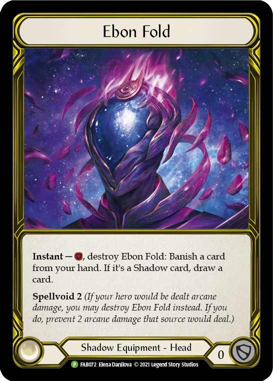 Ebon Fold (Golden) [FAB072] (Promo)  Cold Foil | Pegasus Games WI