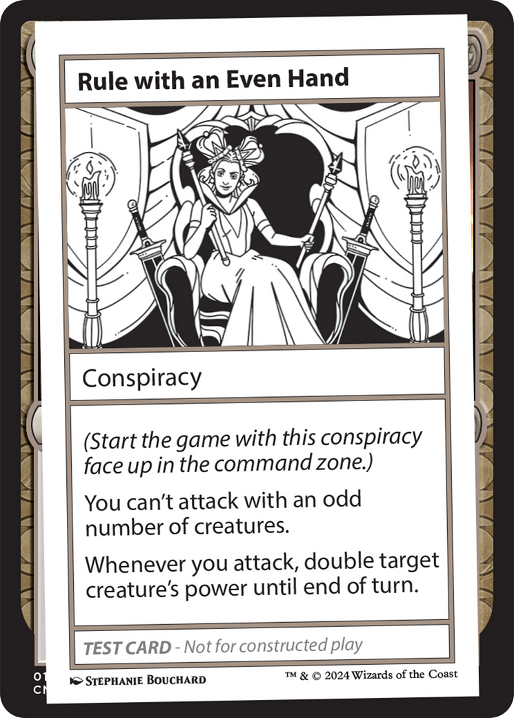 Rule with an Even Hand [Mystery Booster 2 Playtest Cards] | Pegasus Games WI