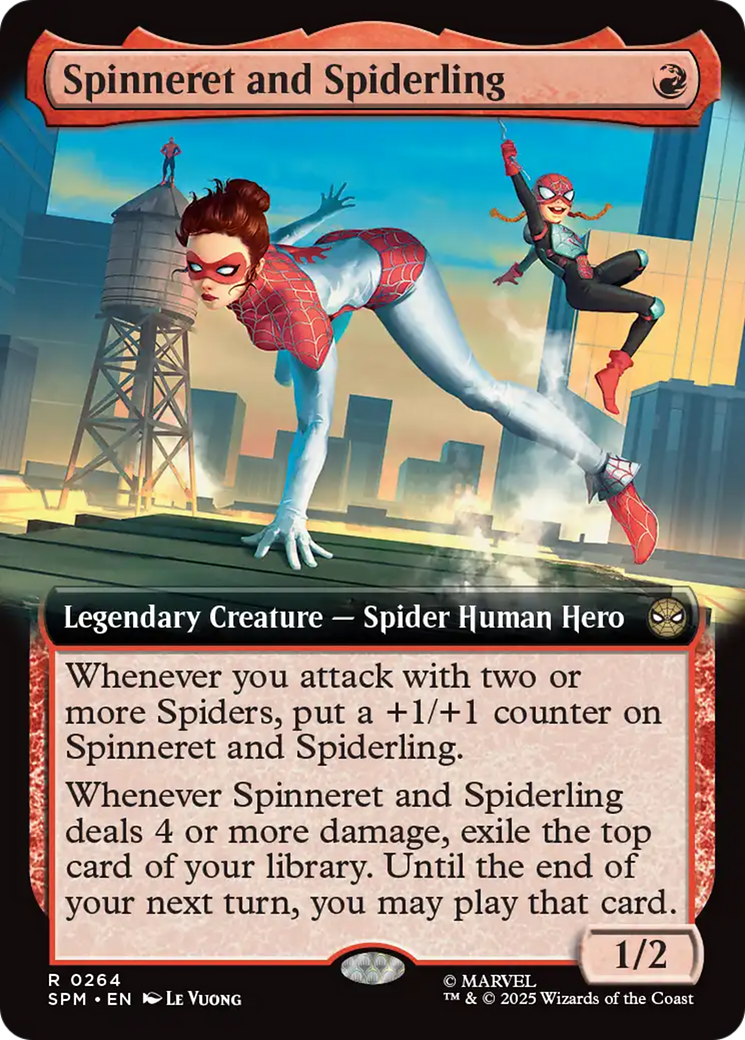 Spinneret and Spiderling (Extended Art) [Marvel's Spider-Man] | Pegasus Games WI