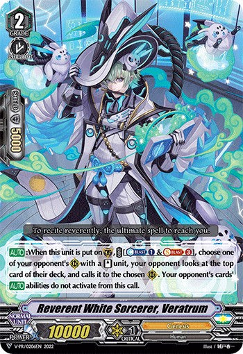 Reverent White Sorcerer, Veratrum (V-PR/0206EN) [V Promo Cards] | Pegasus Games WI