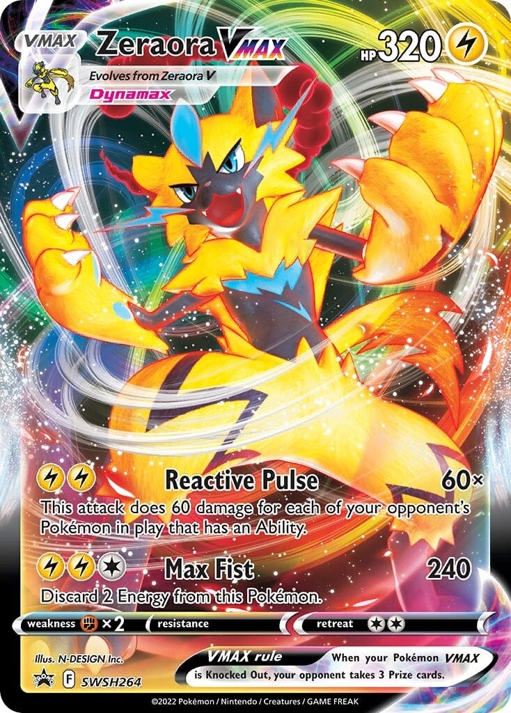 Zeraora VMAX (SWSH264) [Sword & Shield: Black Star Promos] | Pegasus Games WI