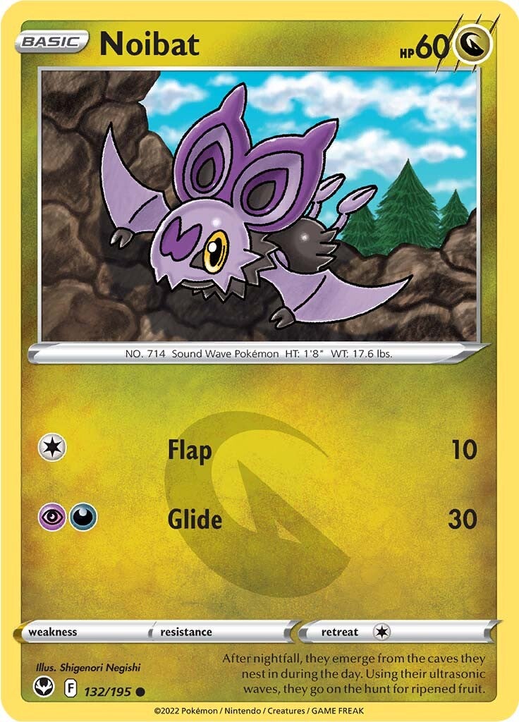 Noibat (132/195) [Sword & Shield: Silver Tempest] | Pegasus Games WI