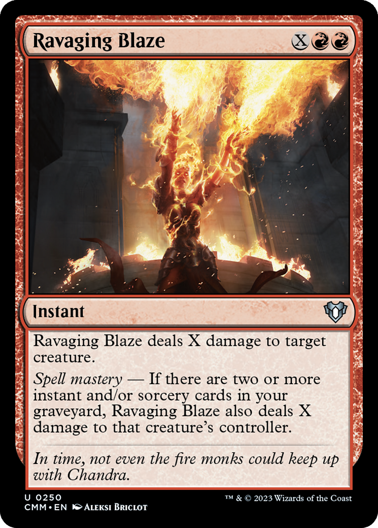 Ravaging Blaze [Commander Masters] | Pegasus Games WI
