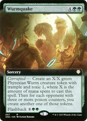 Wurmquake (Extended Art) [Phyrexia: All Will Be One Commander] | Pegasus Games WI