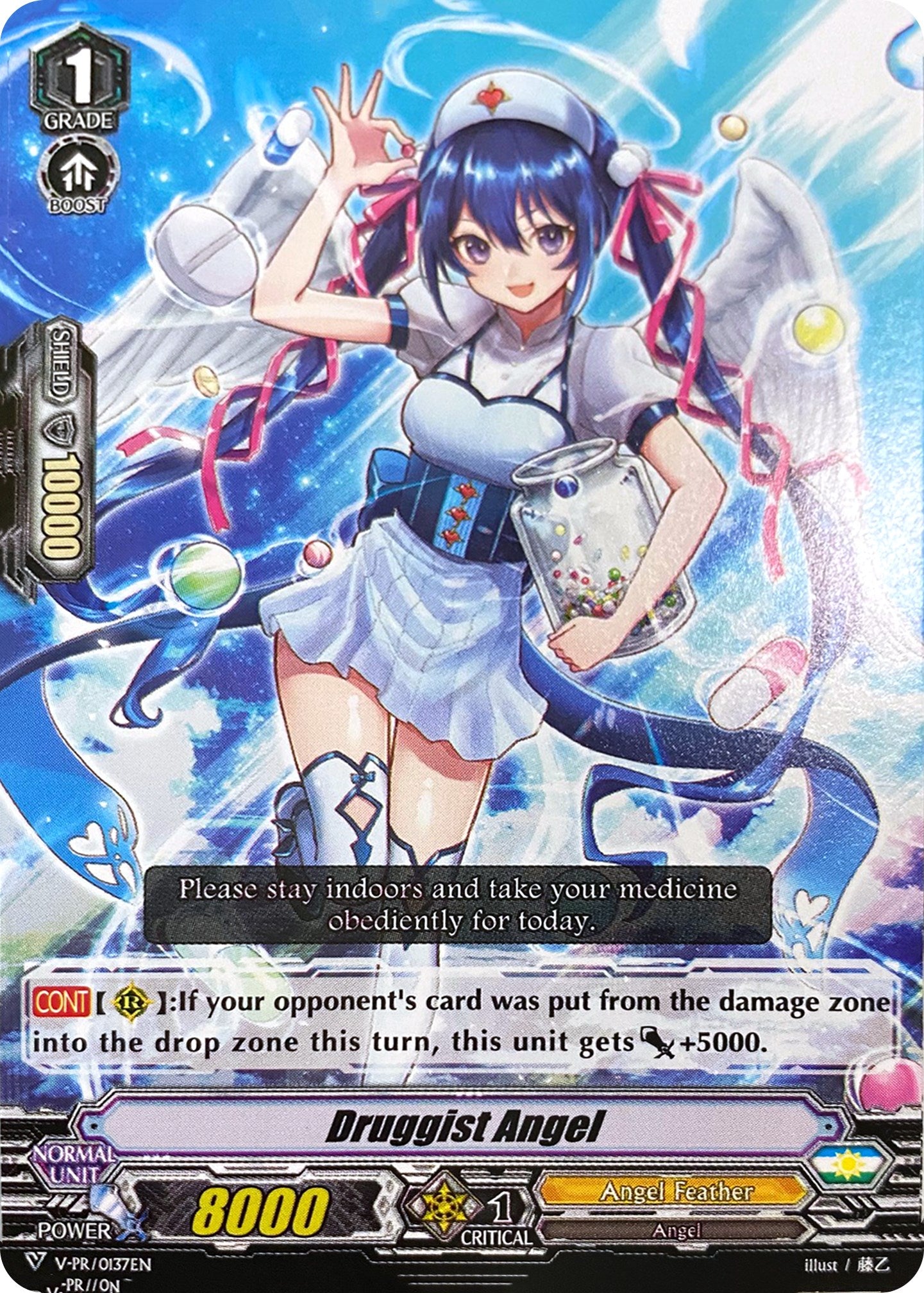 Druggist Angel (V-PR/0137EN) [V Promo Cards] | Pegasus Games WI