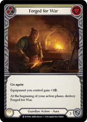 Forged for War [U-WTR046] (Welcome to Rathe Unlimited)  Unlimited Rainbow Foil | Pegasus Games WI