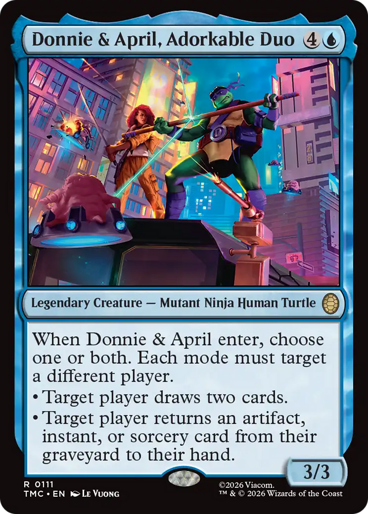 Donnie & April, Adorkable Duo [Teenage Mutant Ninja Turtles Commander] | Pegasus Games WI