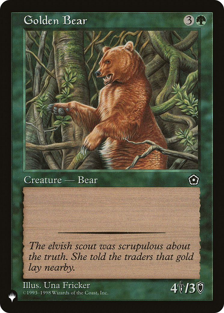 Golden Bear [The List] | Pegasus Games WI