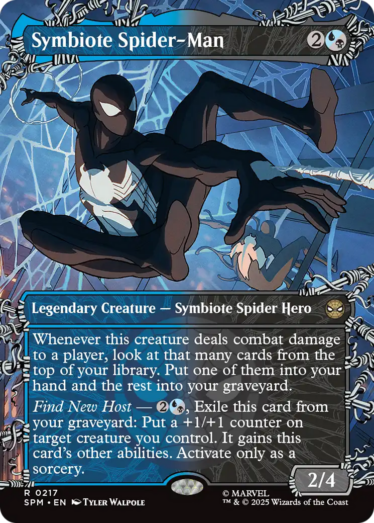 Symbiote Spider-Man (Borderless) [Marvel's Spider-Man] | Pegasus Games WI