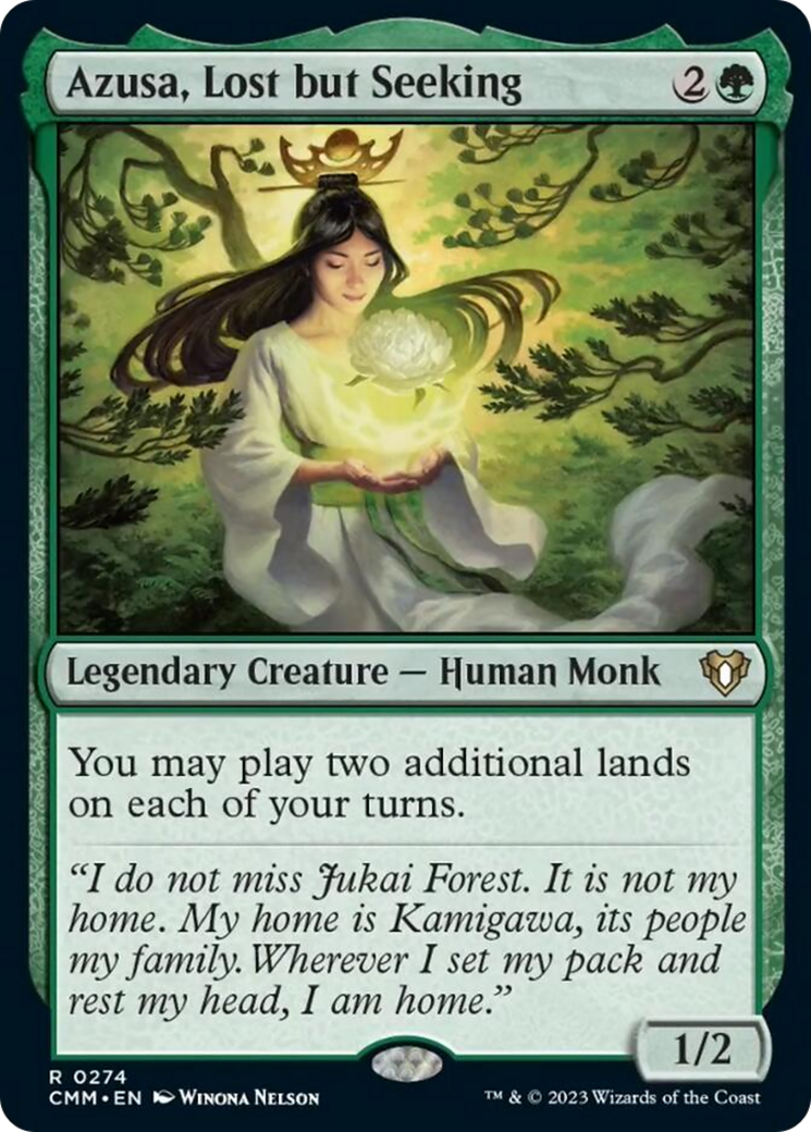 Azusa, Lost but Seeking [Commander Masters] | Pegasus Games WI