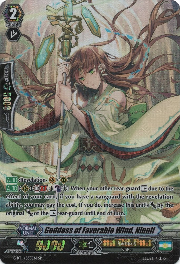 Goddess of Favorable Wind, Ninnil (G-BT11/S35EN) [Demonic Advent] | Pegasus Games WI