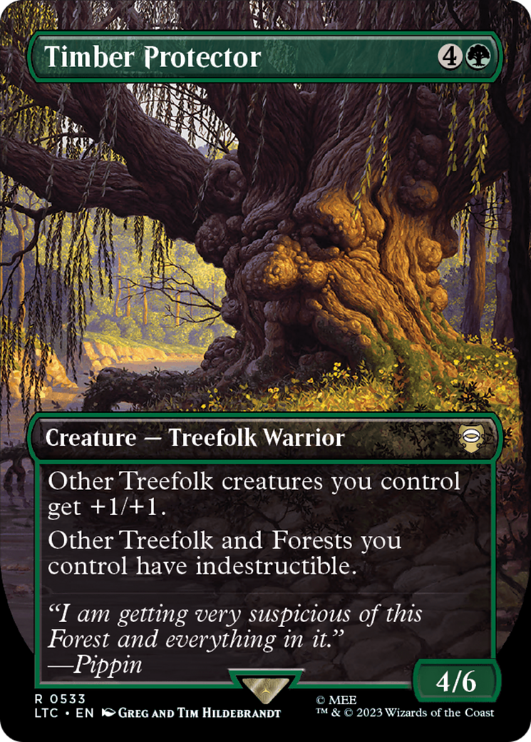 Timber Protector (Borderless) [The Lord of the Rings: Tales of Middle-Earth Commander] | Pegasus Games WI