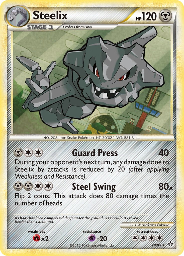 Steelix (24/95) (Theme Deck Exclusive) [HeartGold & SoulSilver: Unleashed] | Pegasus Games WI