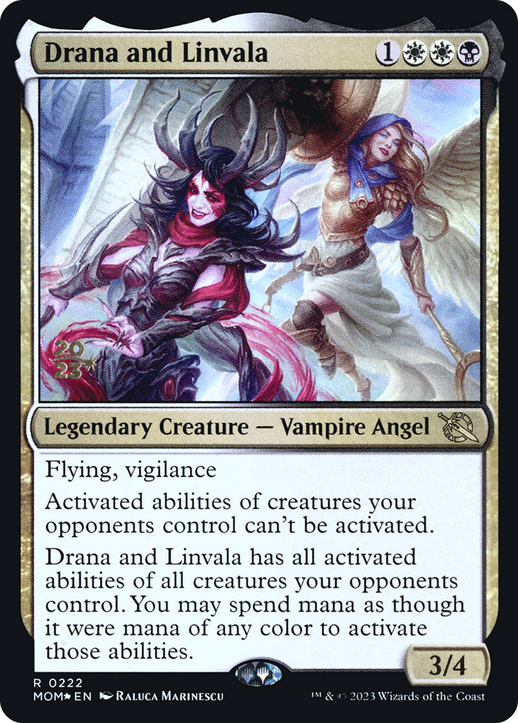 Drana and Linvala [March of the Machine Prerelease Promos] | Pegasus Games WI