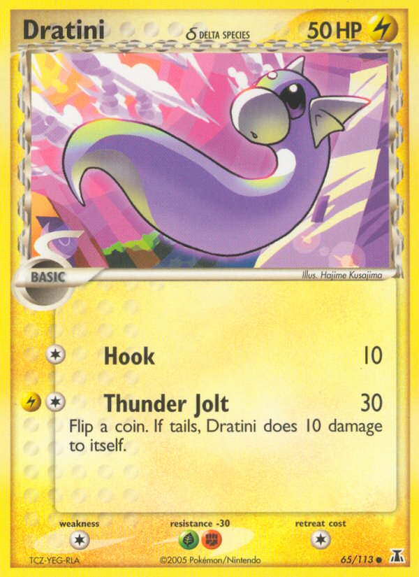 Dratini (65/113) (Delta Species) [EX: Delta Species] | Pegasus Games WI