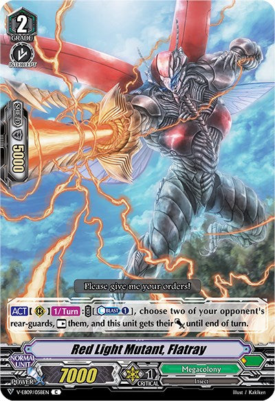 Red Light Mutant, Flatray (V-EB09/058EN) [The Raging Tactics] | Pegasus Games WI