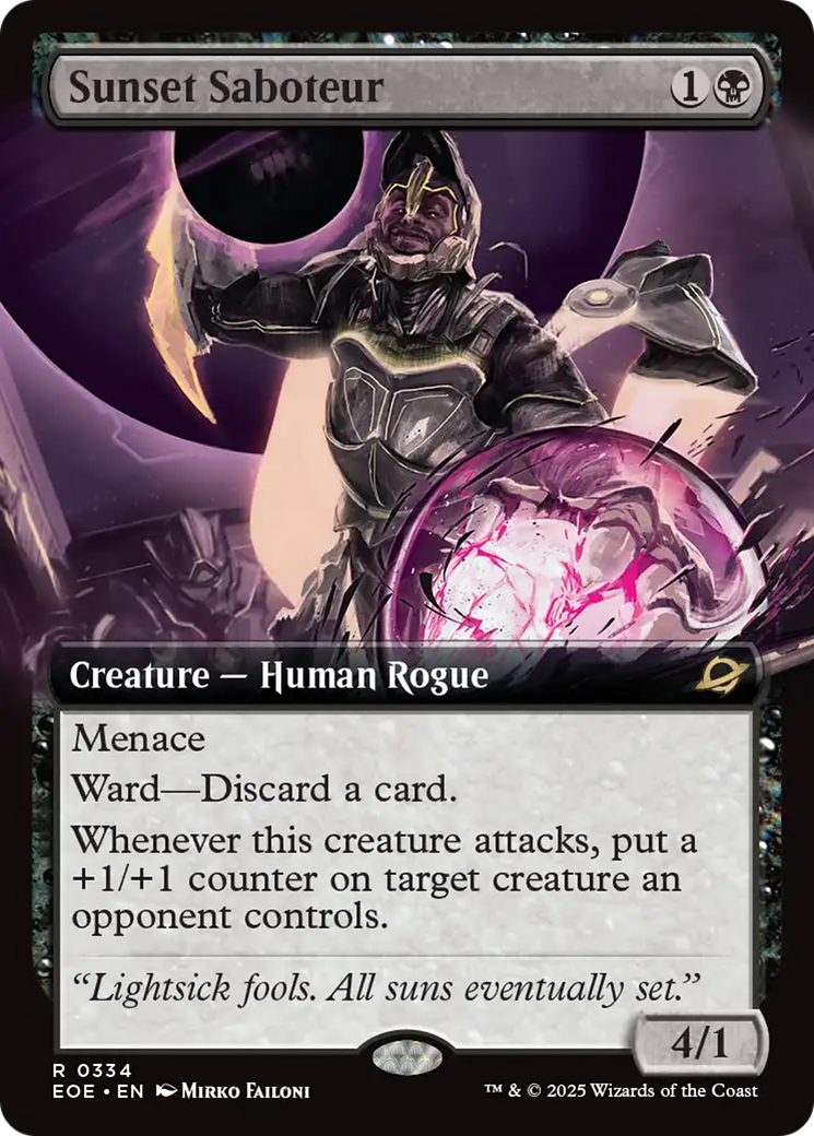 Sunset Saboteur (Extended Art) [Edge of Eternities] | Pegasus Games WI