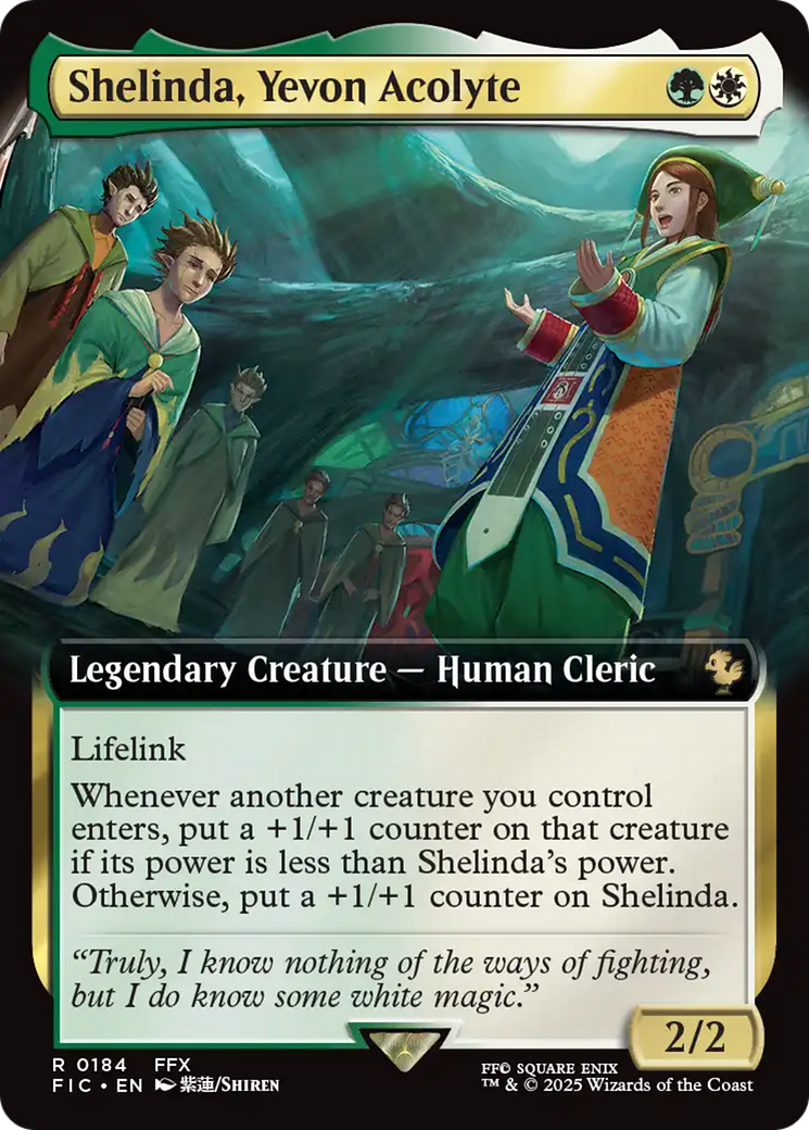 Shelinda, Yevon Acolyte (Extended Art) [FINAL FANTASY Commander] | Pegasus Games WI