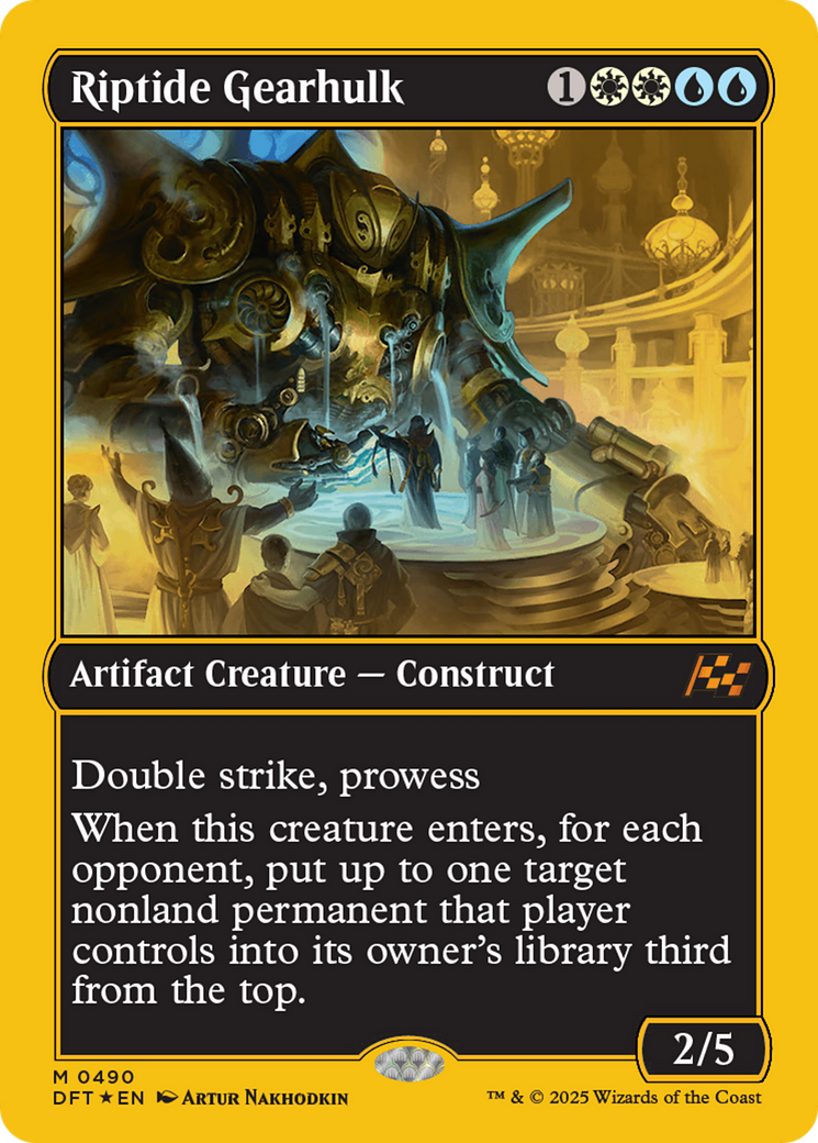 Riptide Gearhulk (First-Place Foil) [Aetherdrift] | Pegasus Games WI