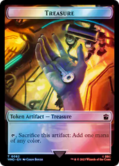 Copy // Treasure (0062) Double-Sided Token (Surge Foil) [Doctor Who Tokens] | Pegasus Games WI